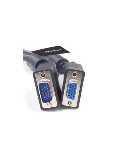 Phoenix Technologies 5m VGA cable VGA VGA (D-Sub) Negro