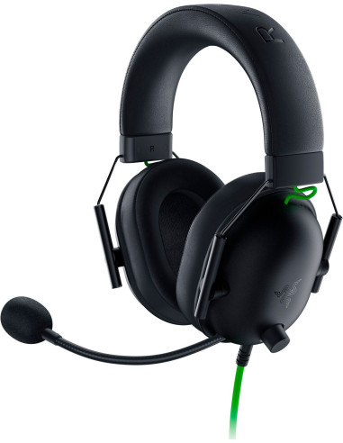 Razer Blackshark V2 X Auriculares Alámbrico Diadema Juego Negro, Verde