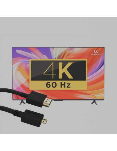 Gembird 1.8m HDMI-M micro HDMI-M cable HDMI 1,8 m HDMI tipo A (Estándar) HDMI tipo D (Micro) Negro