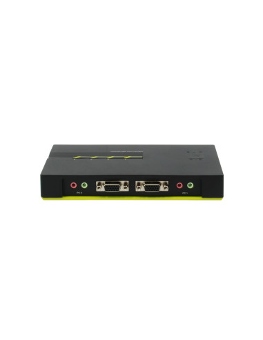 LevelOne Switch KVM de 4 puertos USB con Audio