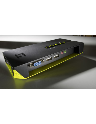 LevelOne Switch KVM de 4 puertos USB con Audio