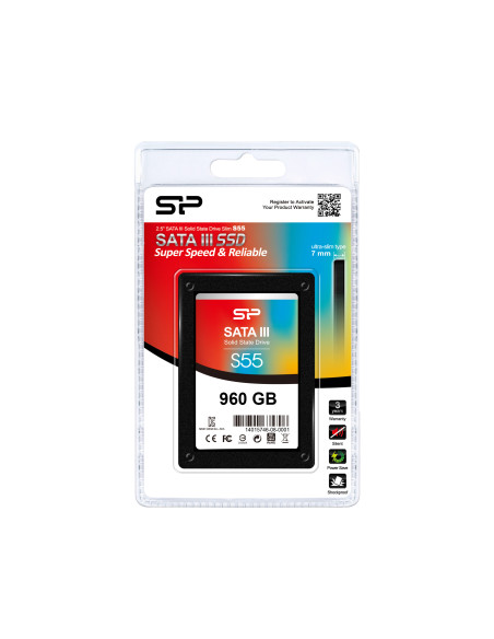 Silicon Power Slim S55 960 GB 2.5" Serial ATA III TLC