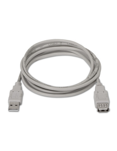 AISENS A101-0012 cable USB USB 2.0 1 m USB A Beige