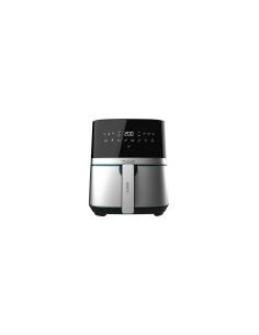 Cecotec 03315 freidora Sencillo 5,5 L Independiente 1700 W Freidora de aire caliente Negro, Acero inoxidable