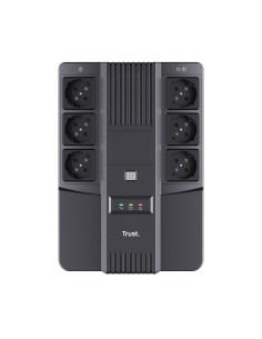 Trust Maxxon sistema de alimentación ininterrumpida (UPS) 0,8 kVA 6 salidas AC 2