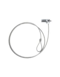 TooQ TQCLKC0015 cable antirrobo Plata 1,5 m