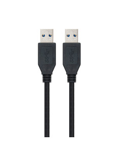 Nanocable 10.01.1001-BK cable USB USB 3.2 Gen 1 (3.1 Gen 1) 1 m USB A Negro 2
