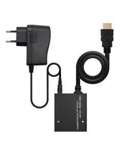 Nanocable HDMI DUPLICADOR V1.3 1X2 CON ALIM. Y PIGTAIL 50 CM
