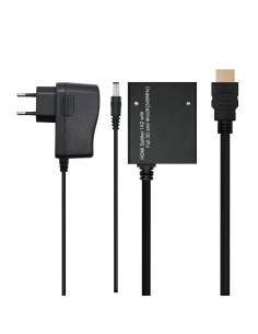 Nanocable HDMI DUPLICADOR V1.3 1X2 CON ALIM. Y PIGTAIL 50 CM 2