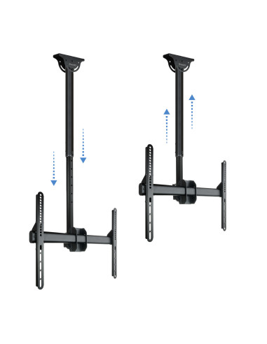 TooQ LPCE1170TSLI-B soporte para pantalla de señalización 177,8 cm (70") Negro