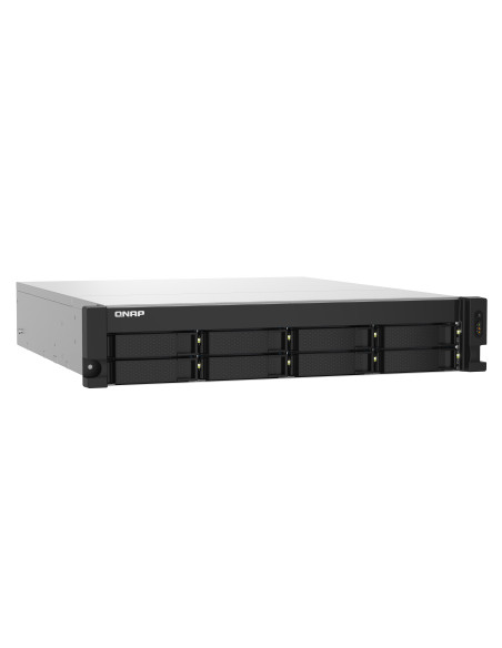 QNAP TS-832PXU-RP NAS Bastidor (2U) Annapurna Labs AL324 4 GB DDR4 0 TB QNAP Turbo System Negro