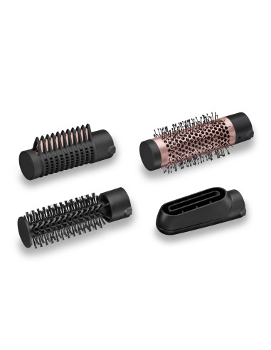 BaByliss Perfect Finish Cepillo de aire caliente Caliente Negro 1000 W 2,2 m