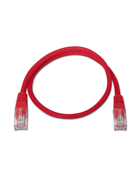 AISENS A133-0188 cable de red Rojo 1 m Cat5e U UTP (UTP)