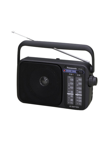 Panasonic RF-2400D Portátil Analógica Negro