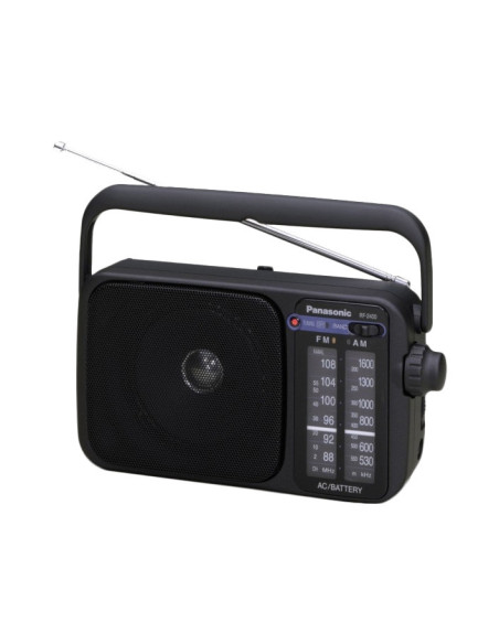 Panasonic RF-2400D Portátil Analógica Negro