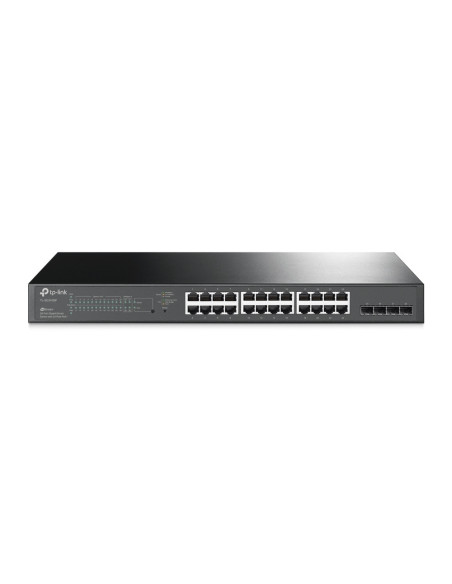 TP-Link JetStream TL-SG2428P switch Gestionado L2 L2+ Gigabit Ethernet (10 100 1000) Energía sobre Ethernet (PoE) 1U Negro