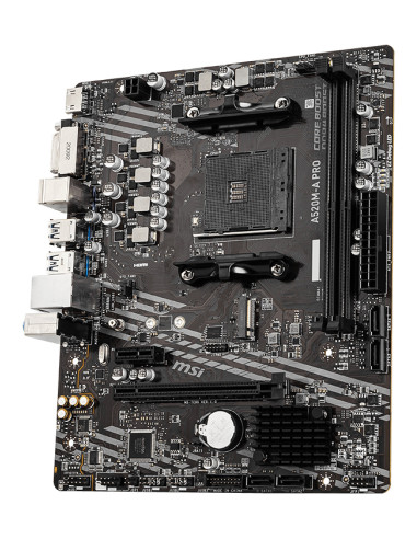 MSI A520M-A PRO placa base AMD A520 Zócalo AM4 micro ATX
