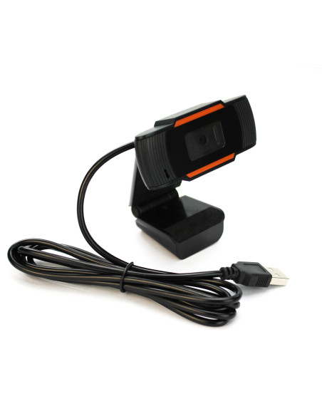 Leotec LEWCAM1002 cámara web 0,7 MP 1280 x 720 Pixeles USB Negro