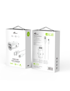 Home YCC-01M cargador de dispositivo móvil Universal Blanco Encendedor de cigarrillos Auto 2