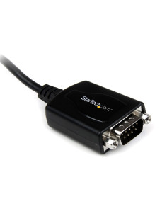 StarTech.com Cable 0,3m USB a Puerto Serie Serial RS232 DB9 con Retención del Puerto de Asignación COM 2