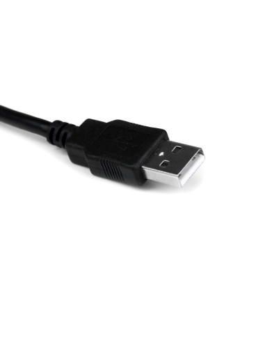 StarTech.com Cable 0,3m USB a Puerto Serie Serial RS232 DB9 con Retención del Puerto de Asignación COM