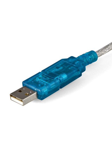 StarTech.com Cable Adaptador 0,9m USB a Puerto Serie Serial RS232 DB9 PC Mac Linux