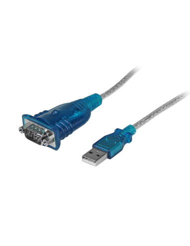 StarTech.com Cable Adaptador USB a Serie RS232 de 1 Puerto Serial DB9 - Macho a Macho