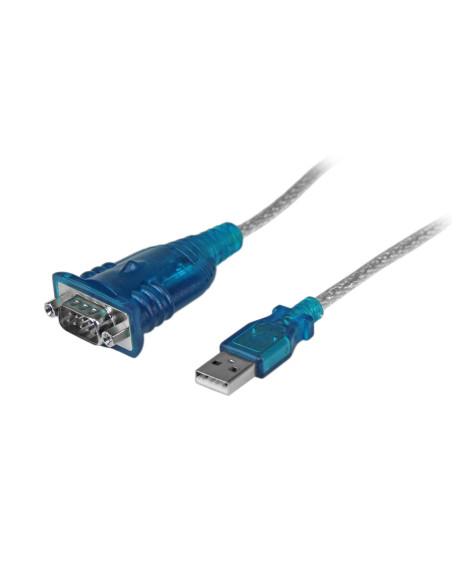 StarTech.com Cable Adaptador USB a Serie RS232 de 1 Puerto Serial DB9 - Macho a Macho