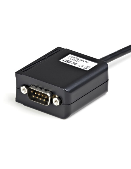 StarTech.com Cable 1,8m USB a Puerto Serie Serial RS422 y 485 DB9 con Retención Puerto COM