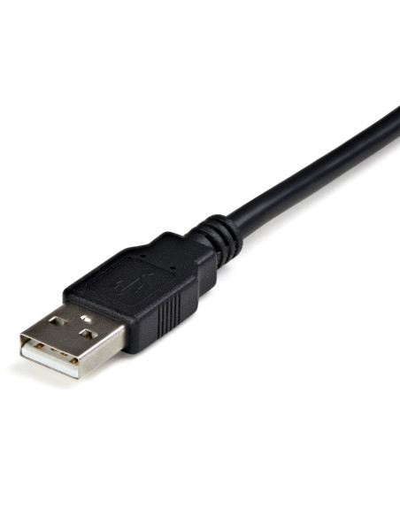 StarTech.com Cable 1,8m USB a Puerto Serie Serial RS422 y 485 DB9 con Retención Puerto COM