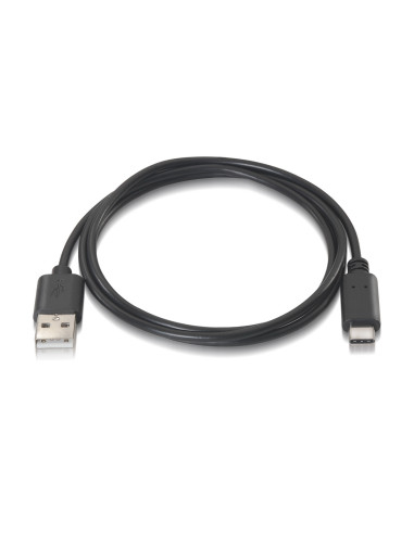 AISENS A107-0051 cable USB USB 2.0 1 m USB A USB C Negro