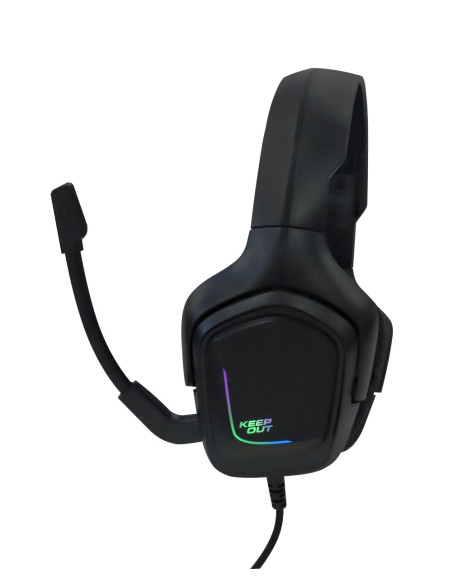 KeepOut HX601 auricular y casco Auriculares Alámbrico Diadema Juego USB tipo A Negro
