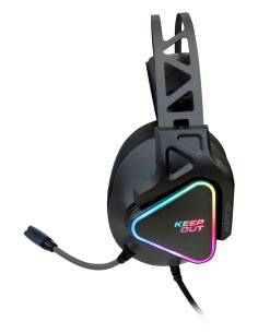 KeepOut HXPRO+ auricular y casco Auriculares Alámbrico Diadema Juego USB tipo A Negro 2