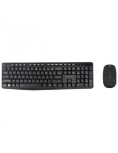 Approx APPMX335 teclado Ratón incluido Oficina RF inalámbrico QWERTY Español Negro