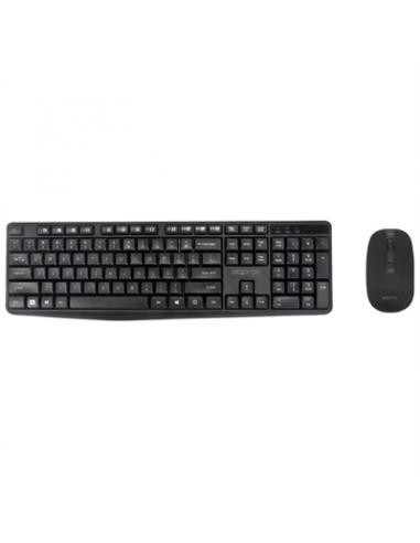 Approx APPMX335 teclado Ratón incluido Oficina RF inalámbrico QWERTY Español Negro