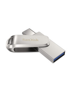 SanDisk Ultra Dual Drive Luxe unidad flash USB 128 GB USB Type-A   USB Type-C 3.2 Gen 1 (3.1 Gen 1) Acero inoxidable 2