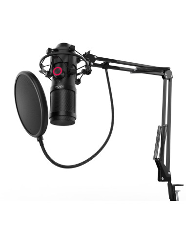 Krom Kapsule Negro Micrófono para PC