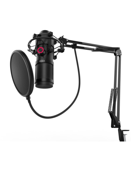 Krom Kapsule Negro Micrófono para PC