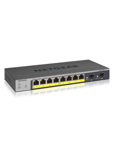 NETGEAR GS110TP Gestionado L2 L3 L4 Gigabit Ethernet (10 100 1000) Energía sobre Ethernet (PoE) Gris