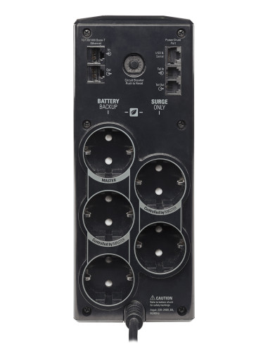 APC Back-UPS Pro sistema de alimentación ininterrumpida (UPS) Línea interactiva 0,9 kVA 540 W 5 salidas AC