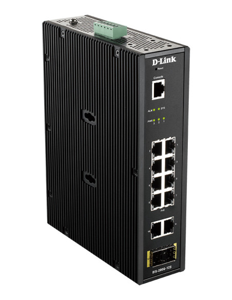 D-Link DIS-200G-12S switch Gestionado L2 Gigabit Ethernet (10 100 1000) Negro