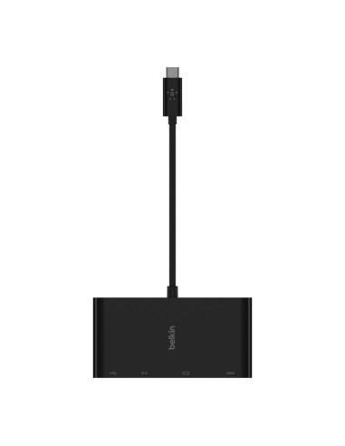 Belkin AVC005BTBK base para portátil y replicador de puertos Alámbrico USB 3.2 Gen 1 (3.1 Gen 1) Type-C Negro