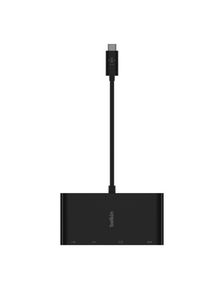 Belkin AVC005BTBK base para portátil y replicador de puertos Alámbrico USB 3.2 Gen 1 (3.1 Gen 1) Type-C Negro
