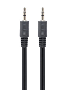 Gembird 1.2m, 3.5mm 3.5mm, M M cable de audio 1,2 m 3,5mm Negro