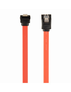Gembird CC-SATAM-DATA90 cable de SATA 0,5 m Negro, Rojo