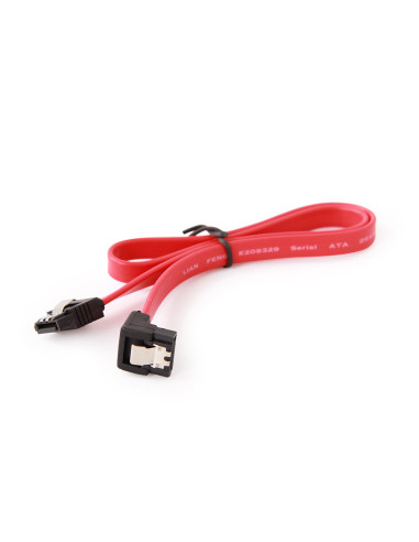 Gembird CC-SATAM-DATA90 cable de SATA 0,5 m Negro, Rojo