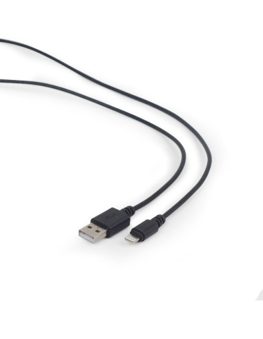 Gembird CC-USB2-AMLM-1M cable de conector Lightning Negro