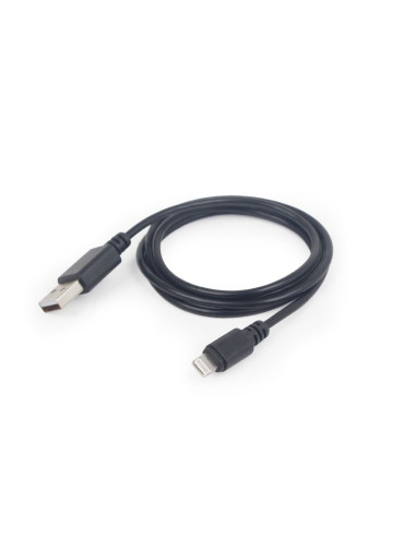 Gembird CC-USB2-AMLM-1M cable de conector Lightning Negro