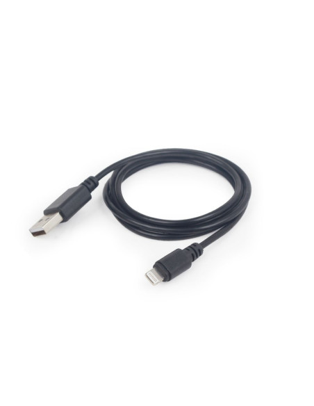 Gembird CC-USB2-AMLM-1M cable de conector Lightning Negro