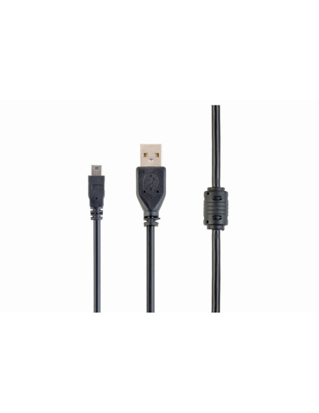 Gembird 1.8m USB 2.0 A mini-USB cable USB 1,8 m USB A Mini-USB B Negro